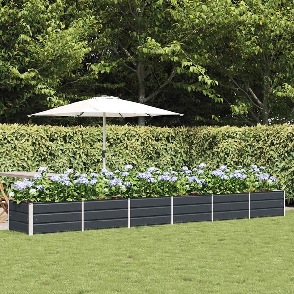 vidaXL Hrant&iacute;k Antracit 480 x 80 x 45 cm Oceľ