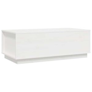 vidaXL Konferenčn&yacute; stol&iacute;k biely 100x50x35 cm borovicov&yacute; mas&iacute;v