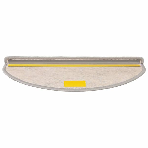 vidaXL Samolepiace n&aacute;&scaron;ľapy na schody Sisal 30 ks 65x21x4 cm strieborn&eacute;