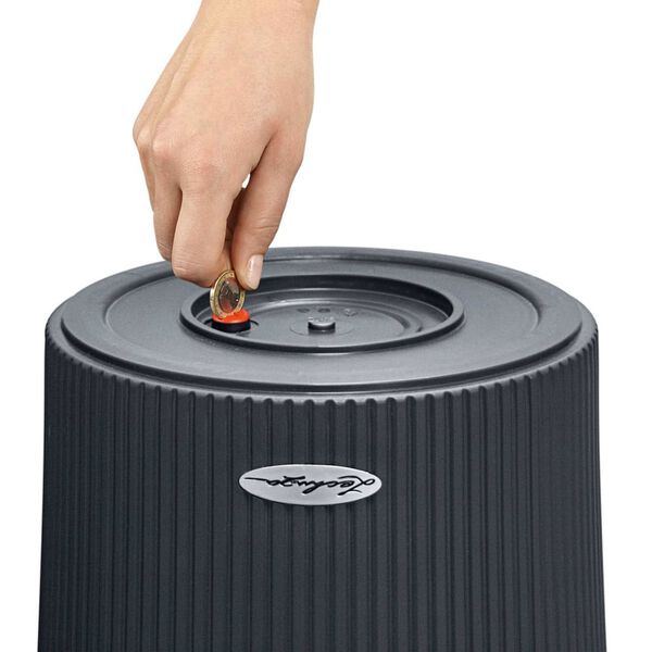 LECHUZA Kvetin&aacute;č Cilindro Color 32 ALL-IN-ONE bridlicov&yacute; 13953