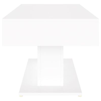 vidaXL Konferenčný stolík biely 96x50x45 cm drevotrieska