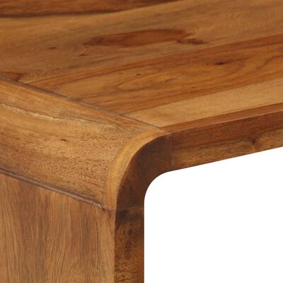 vidaXL Konferenčný stolík z masívneho sheeshamového dreva 95x40x45 cm
