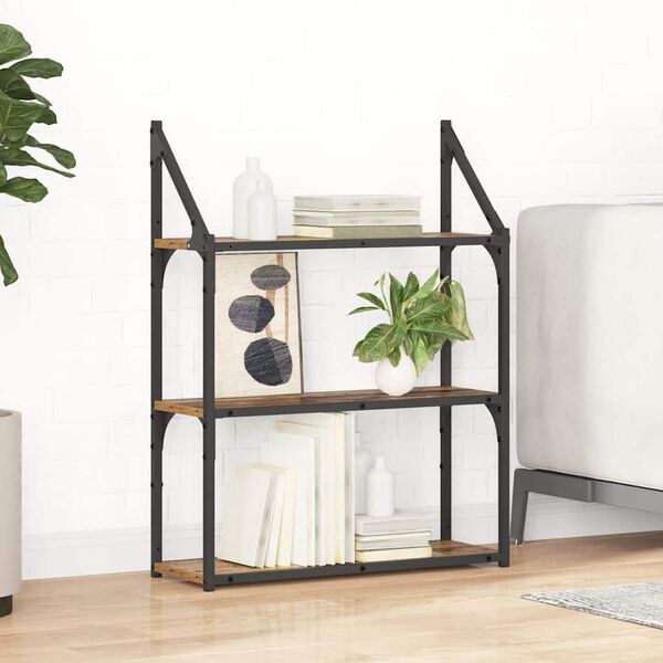 vidaXL Stenn&aacute; polica Star&eacute; drevo 60 x 21 x 78,5 cm Kompozitn&eacute; drevo