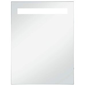 vidaXL K&uacute;peľňov&eacute; n&aacute;stenn&eacute; zrkadlo s LED osvetlen&iacute;m 60x80 cm