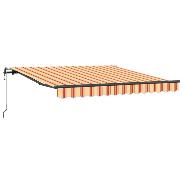 vidaXL Zatemniteľn&aacute; mark&iacute;za Žlt&aacute; a oranžov&aacute; 350 x 250 cm