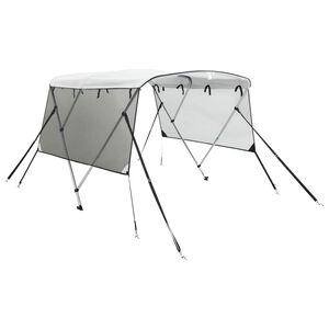 vidaXL Strie&scaron;ka Bimini s 3 obl&uacute;kmi a sieť. stenami 183x(154-167)x137cm