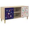 vidaXL TV skrinka MAINZ 102 x 33 x 50 cm Sonoma Kompozitn&eacute; drevo