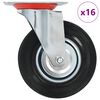 vidaXL Otočn&eacute; kolieska 16 ks, 125 mm
