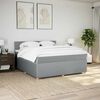 vidaXL Boxspring posteľ s matracom bledosivá 180x200 cm látka