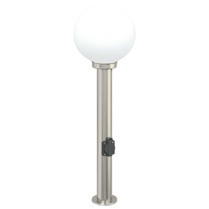 vidaXL Stĺpikov&eacute; svietidlo so z&aacute;suvkou 80 cm nehrdzavej&uacute;ca oceľ IP44