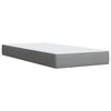 vidaXL Boxspring posteľ s matracom bledosiv&yacute; 100x200 cm l&aacute;tka