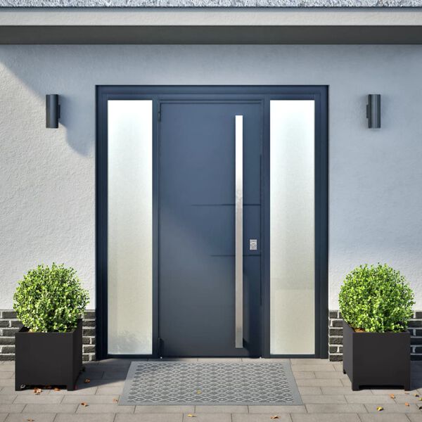 vidaXL Z&aacute;hradn&eacute; kvetin&aacute;če 2 ks, čierne 40x40x40 cm, oceľ