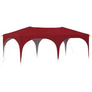 vidaXL Pr&iacute;stre&scaron;ok na p&aacute;rty 575 x 288 x 245 cm V&iacute;novo červen&aacute;
