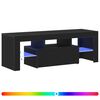 vidaXL TV skrinka 120 x 35 x 40 cm Čierny dub Kompozitn&eacute; drevo