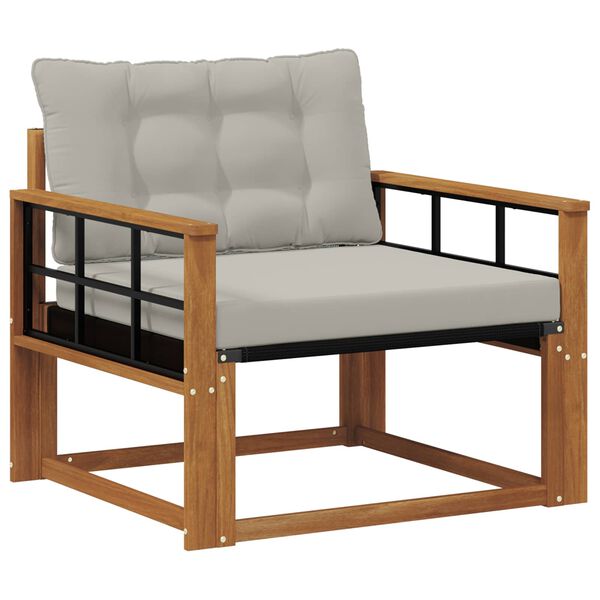 vidaXL Z&aacute;hradn&aacute; s&uacute;prava gaučov Mas&iacute;vne ak&aacute;ciov&eacute; drevo a textil&eacute;n