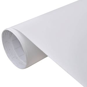 vidaXL F&oacute;lia na automobily 2 ks matn&aacute; biela 100x150 cm+50x150 cm