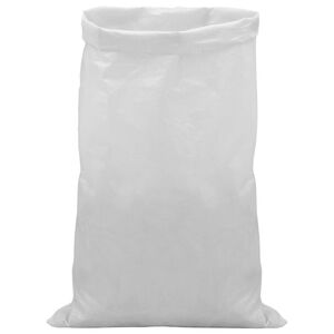 vidaXL Tkaninov&eacute; vrecia 50 ks Biela 60 x 110 cm PP