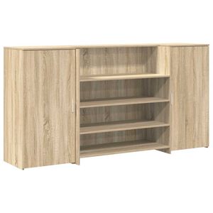 vidaXL Recepčn&yacute; st&ocirc;l dub sonoma 200x50x103,5 cm kompozitn&eacute; drevo