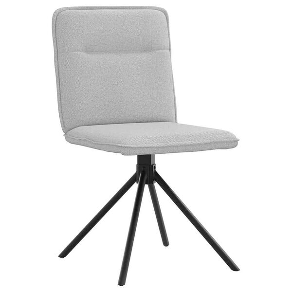 vidaXL Jedálenské stoličky 2 ks oblakšedá látka