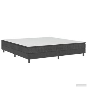 vidaXL R&aacute;m na boxspring posteľ, siv&yacute;, l&aacute;tka 200x200 cm