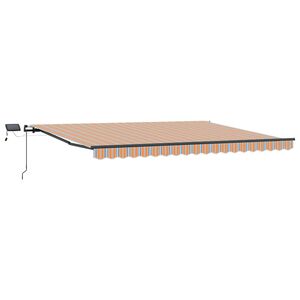 vidaXL Sklopn&aacute; mark&iacute;za Viacfarebn&yacute; 400 &times; 300 cm Tkanina a hlin&iacute;k