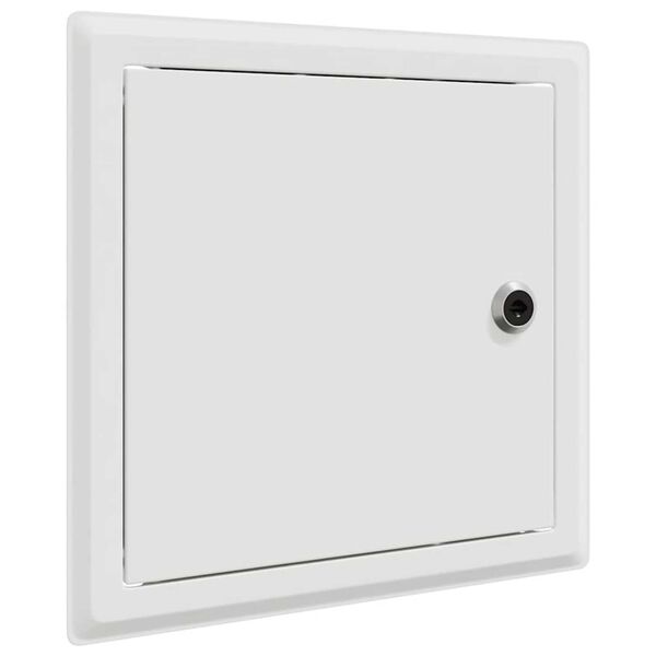 vidaXL Access Panel 2 pcs Biela 23 x 23 x 3 cm Oceľ