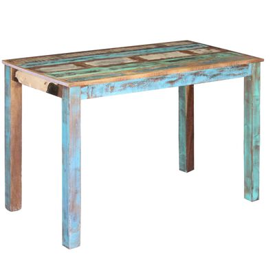 vidaXL Jedálenský stôl, recyklovaný masív 115x60x76 cm