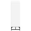 vidaXL Vysoká skrinka so sklenenými dverami biela 35x37x120 cm