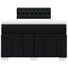vidaXL Boxspring posteľ s matracom čierny 120x200 cm l&aacute;tka