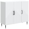 vidaXL Serv&iacute;rovacia skriňa Biela 89 x 34,5 x 80 cm Kompozitn&eacute; drevo