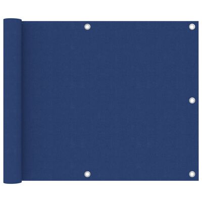 vidaXL Balkónová markíza, modrá 75x600 cm, oxfordská látka