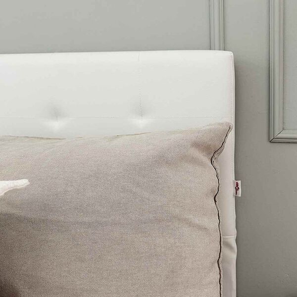 vidaXL Hydraulický posteľný rám+úložný priestor, umelá koža 180x200 cm