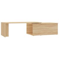 vidaXL Konferenčný stolík dub sonoma 150x50x35 cm drevotrieska