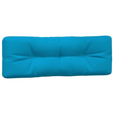 vidaXL Podložky na paletový nábytok 3 ks, modré, látka