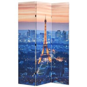 vidaXL Skladac&iacute; parav&aacute;n, 120x170 cm, potlač nočn&eacute;ho Par&iacute;ža