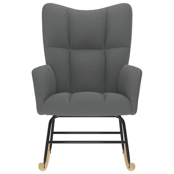 vidaXL Hojdacie kreslo tmavosiv&eacute; l&aacute;tkov&eacute;