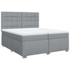 vidaXL Posteľn&yacute; r&aacute;m boxsping s matracom bledosiv&yacute; 200x200 cm l&aacute;tka