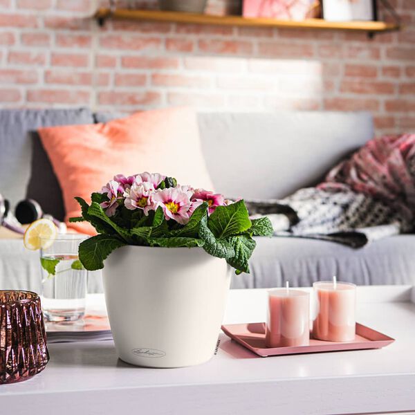 LECHUZA Kvetináč CLASSICO Color 21 ALL-IN-ONE biely