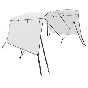 vidaXL Strie&scaron;ka Bimini s 3 obl&uacute;kmi a stenami 183x(154-167)x137 cm