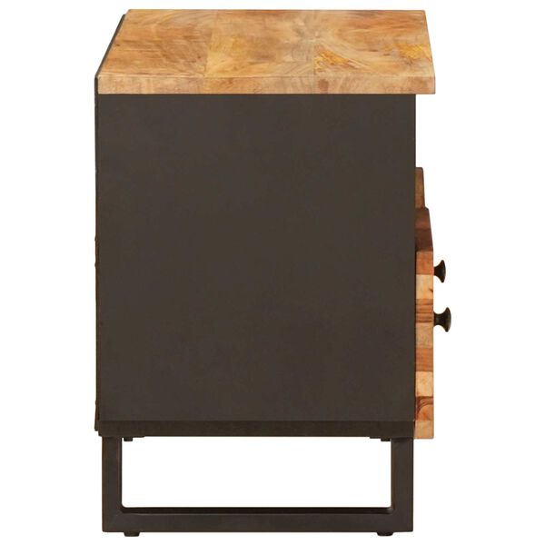 vidaXL TV skrinka Hned&aacute; 70 x 33,5 x 46 cm Mas&iacute;vne mango drevo