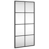 vidaXL N&aacute;stenn&eacute; zrkadlo čierne 40x80 cm obdĺžnikov&eacute; železn&eacute;