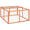 vidaXL Kr&aacute;lik&aacute;reň 124x120x60 cm mas&iacute;vne jedľov&eacute; drevo