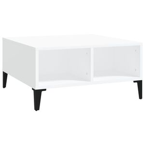 vidaXL Konferenčn&yacute; stol&iacute;k, biely 60x60x30 cm, kompozitn&eacute; drevo