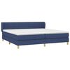 vidaXL Boxspring posteľ s matracom modr&aacute; 200x200 cm l&aacute;tka