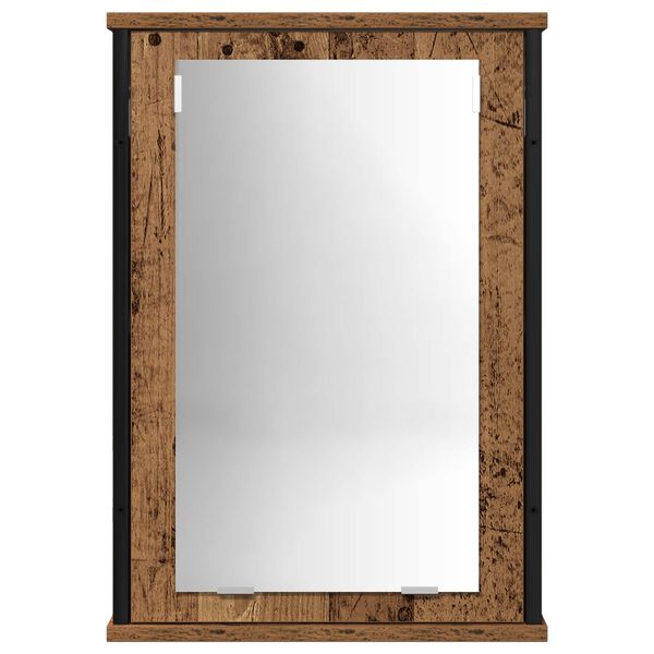 vidaXL Sada kúpeľňového nábytku s dverami 2 pcs Hnedá 60 x 30 x 60 cm