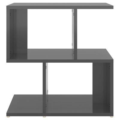 vidaXL Nočné stolíky 2 ks, lesklé sivé 50x30x51,5 cm, kompozitné drevo