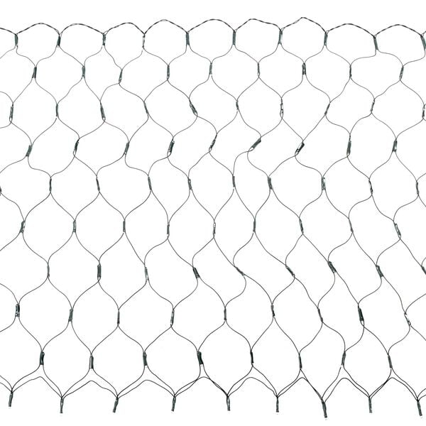 vidaXL Led Sieť Tmavozelen&aacute;