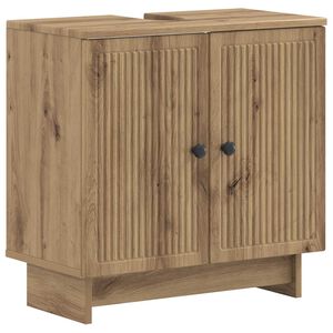 vidaXL K&uacute;peľňov&aacute; skrinka pod um&yacute;vadlo EDE Dub artisan