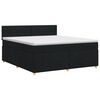 vidaXL Posteľ boxspring s matracom Čierna 160 x 200 cm L&aacute;tka