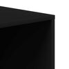 vidaXL Skrinka na top&aacute;nky čierna 105x35x35 cm kompozitn&eacute; drevo